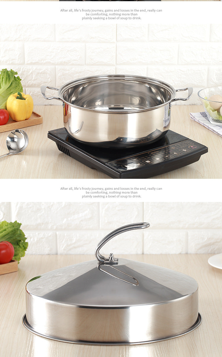 36cm Stainless Steel Food Steamer – Large 6 Layer Steamer Pot