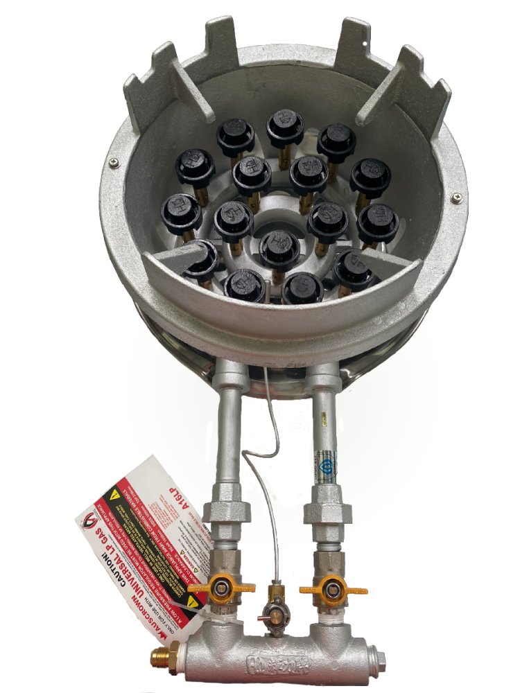 16 Jet Burner | High-Performance Outdoor | Commercial Jet Burner | Rapid Cooking | Durable Construction|