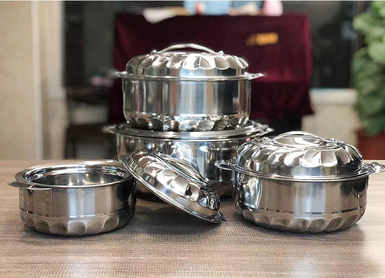 Insulated Stainless Steel Hot Pot Set – Food Warmer Pots