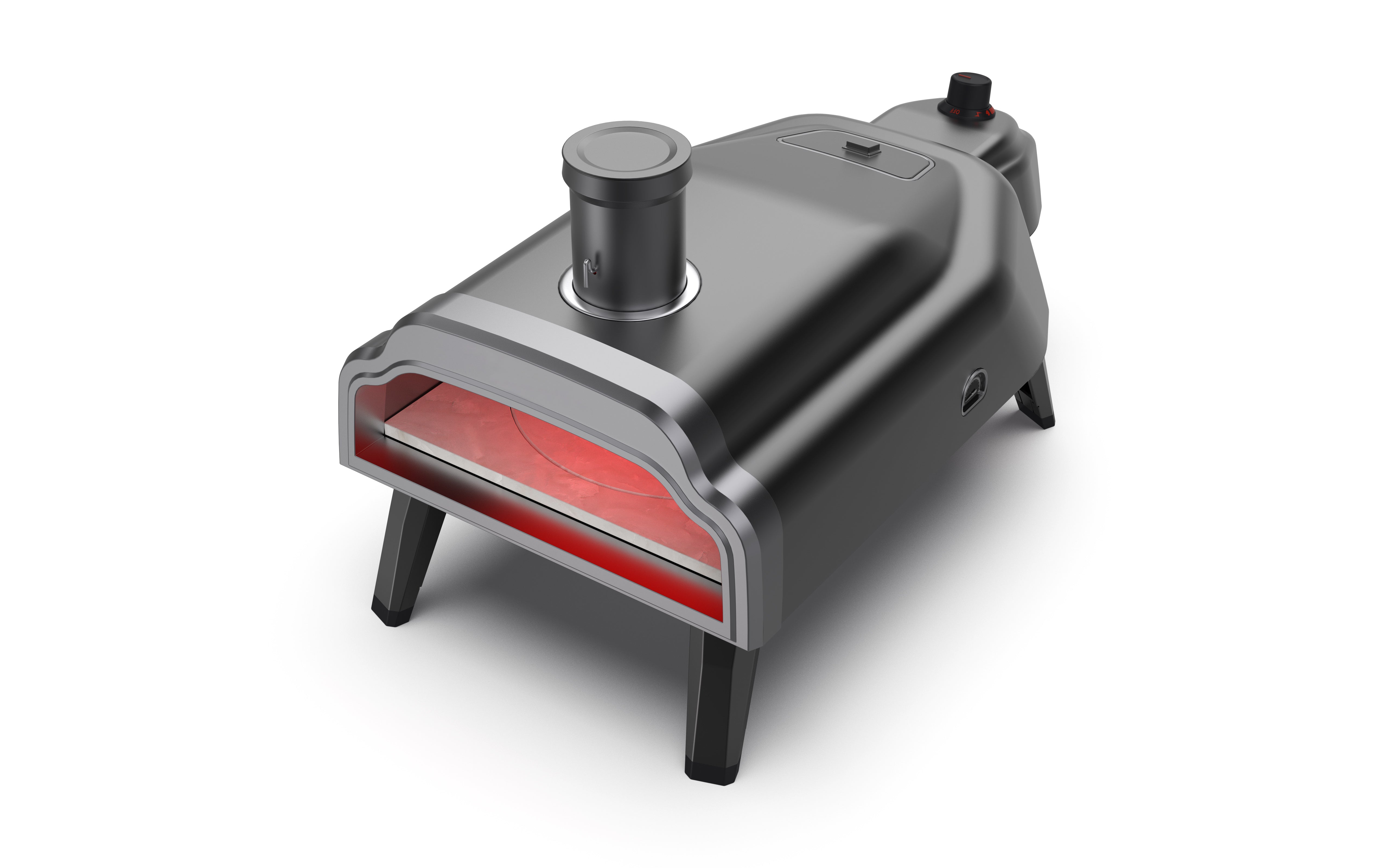 14-Inch Dual-Fuel Pellet Pizza Oven – Wood Pellet & LPG Gas Compatible