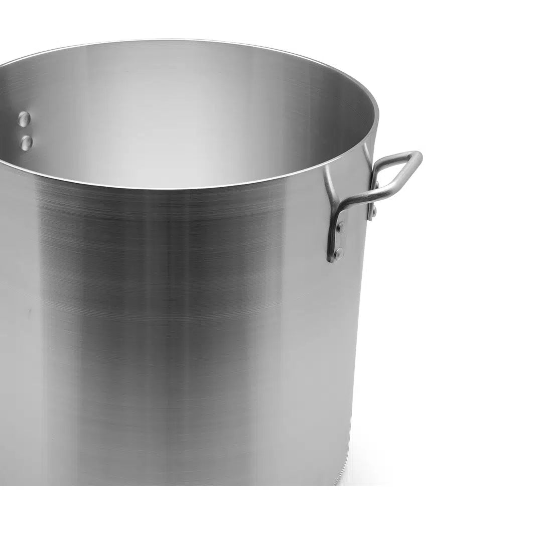 Aluminium Stockpot with Lid – 4mm Thick, Durable & Superior Heat Conductivity