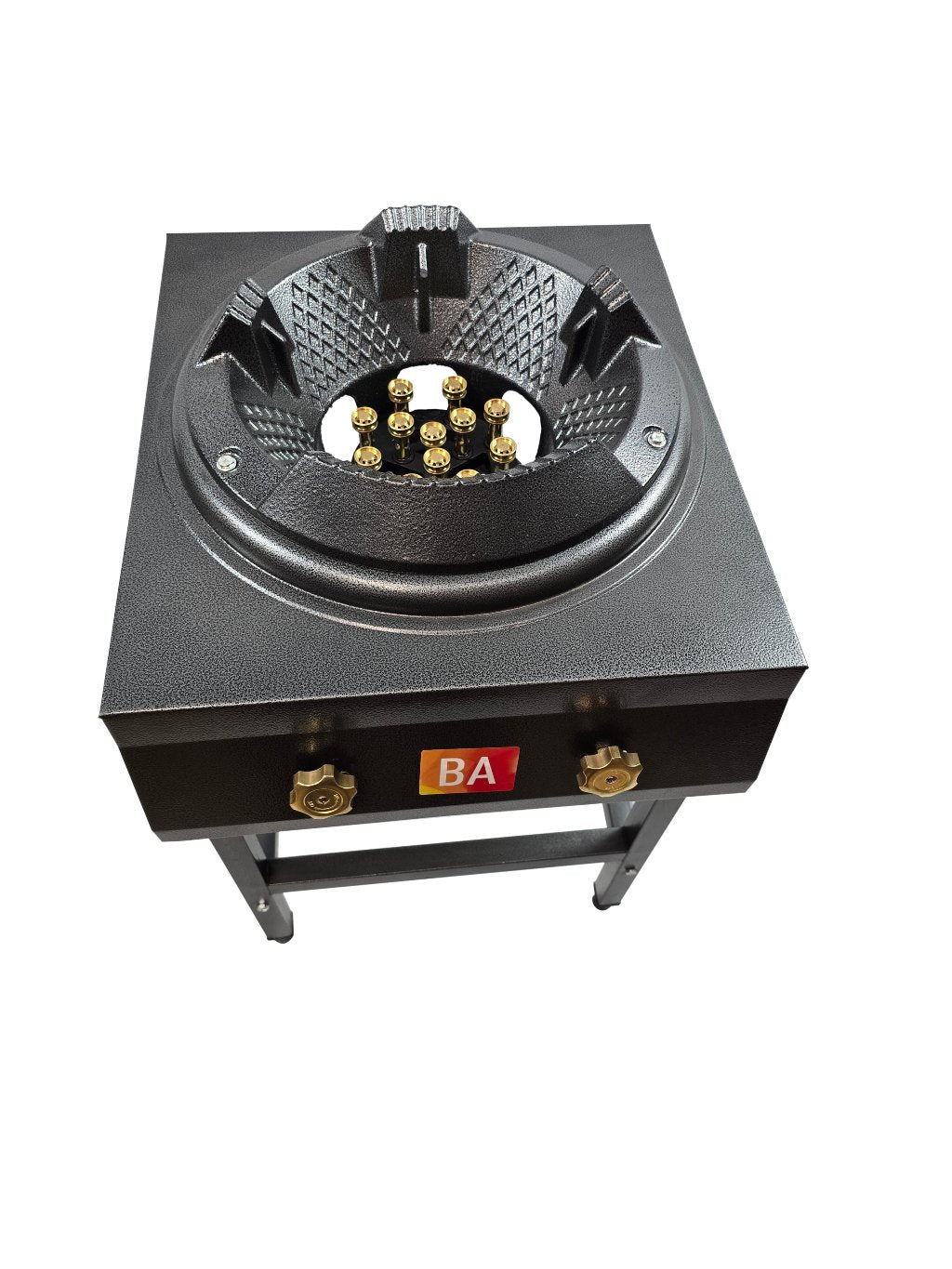 High Pressure Wok Burner | 12 Jet Brass Nozzles for Intense Heat – LPG ...