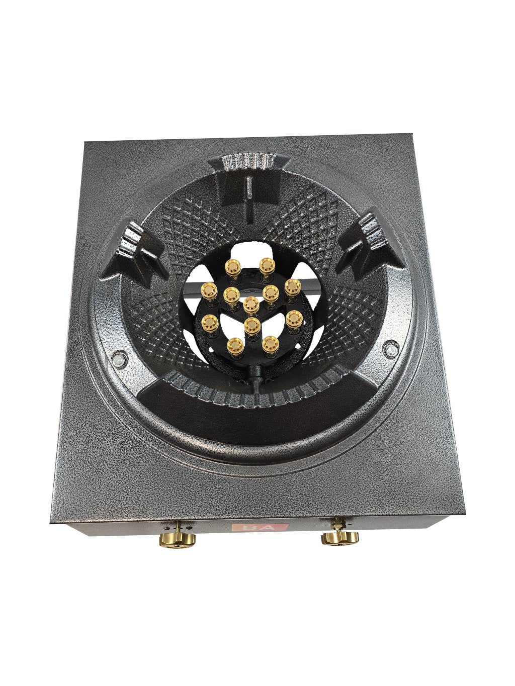 High Pressure Wok Burner with Stand 12 Jet Brass Nozzles