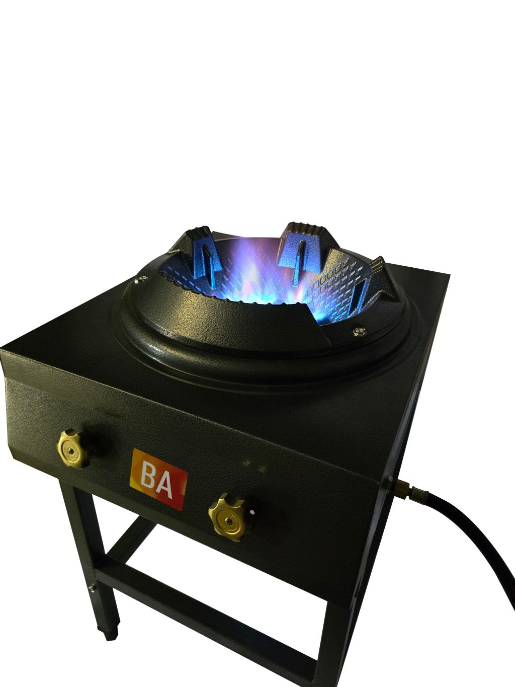 High Pressure Wok Burner with Stand 12 Jet Brass Nozzles