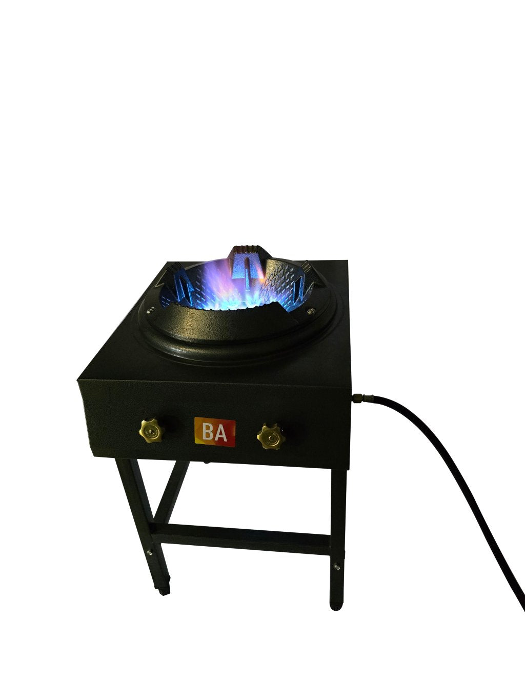 High Pressure Wok Burner with Stand 12 Jet Brass Nozzles