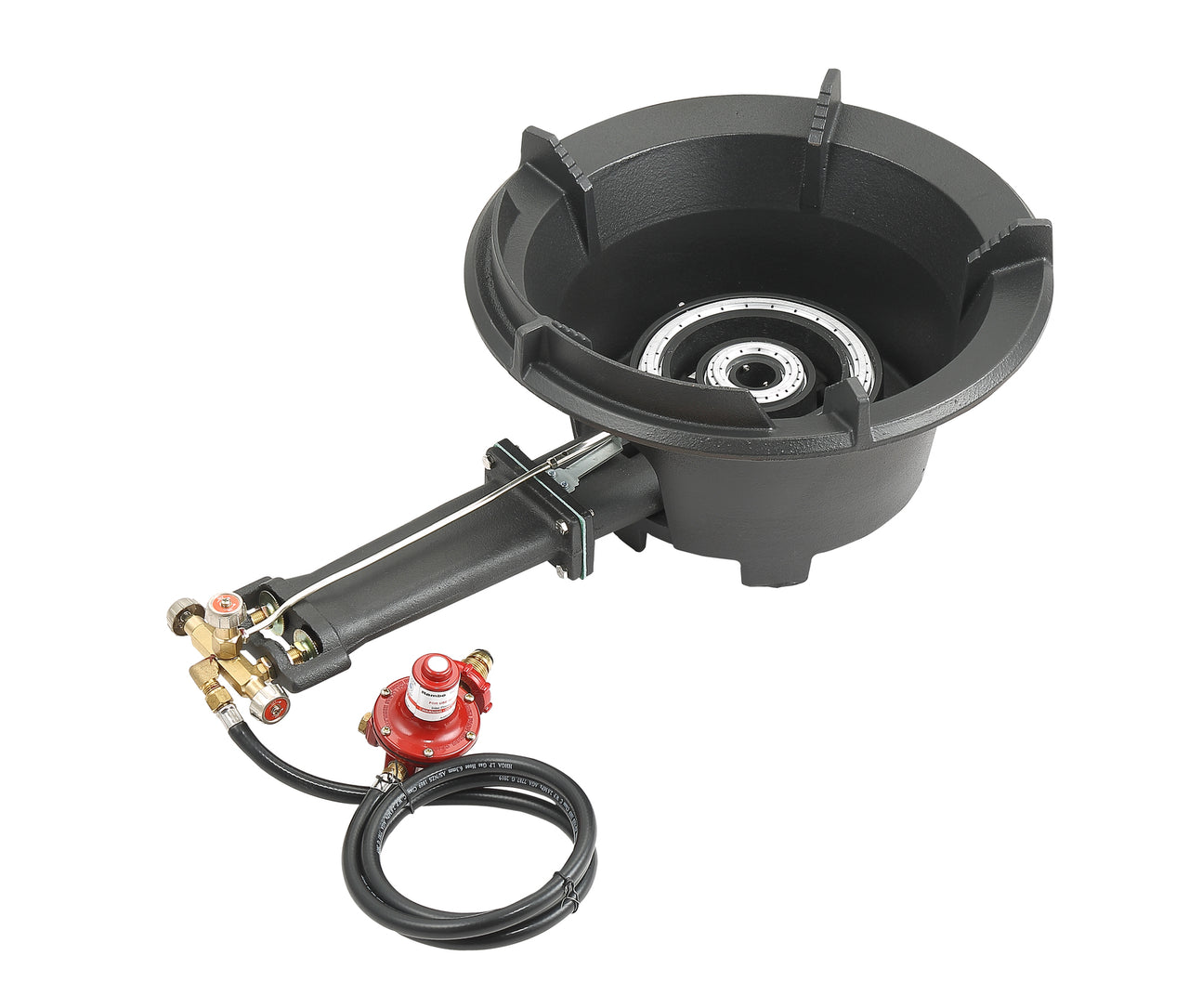 Heavy Duty Dual Ring Wok Burner Gas - Commercial Double Ring Gas Burner for Outdoor Cooking