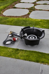 Thumbnail for Heavy Duty Dual Ring Wok Burner Gas - Commercial Double Ring Gas Burner for Outdoor Cooking