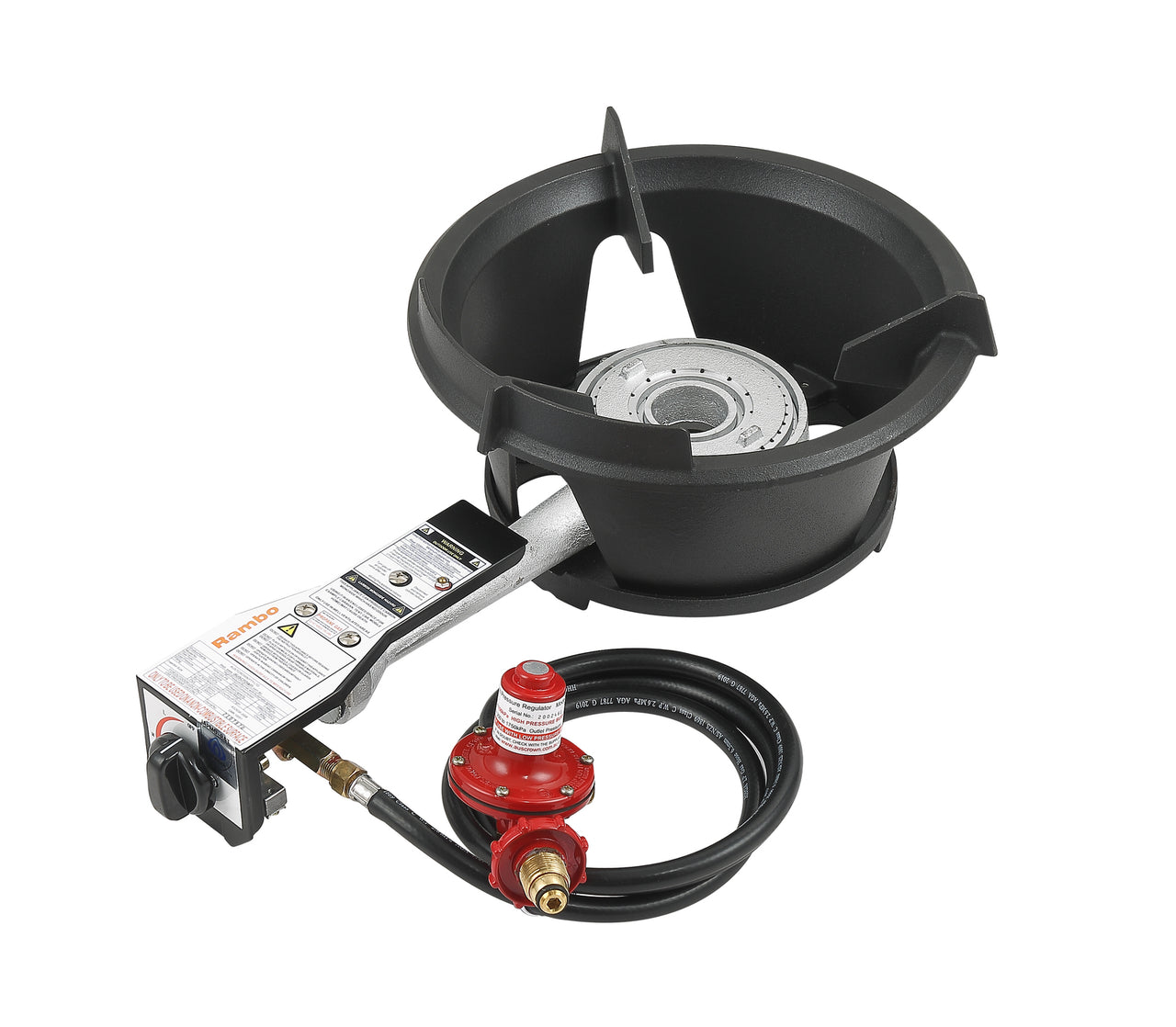 Heavy Duty Wok Burner | High Pressure Outdoor LP Gas Wok Cooker | Perfect for Outdoor Cooking and Domestic Applications