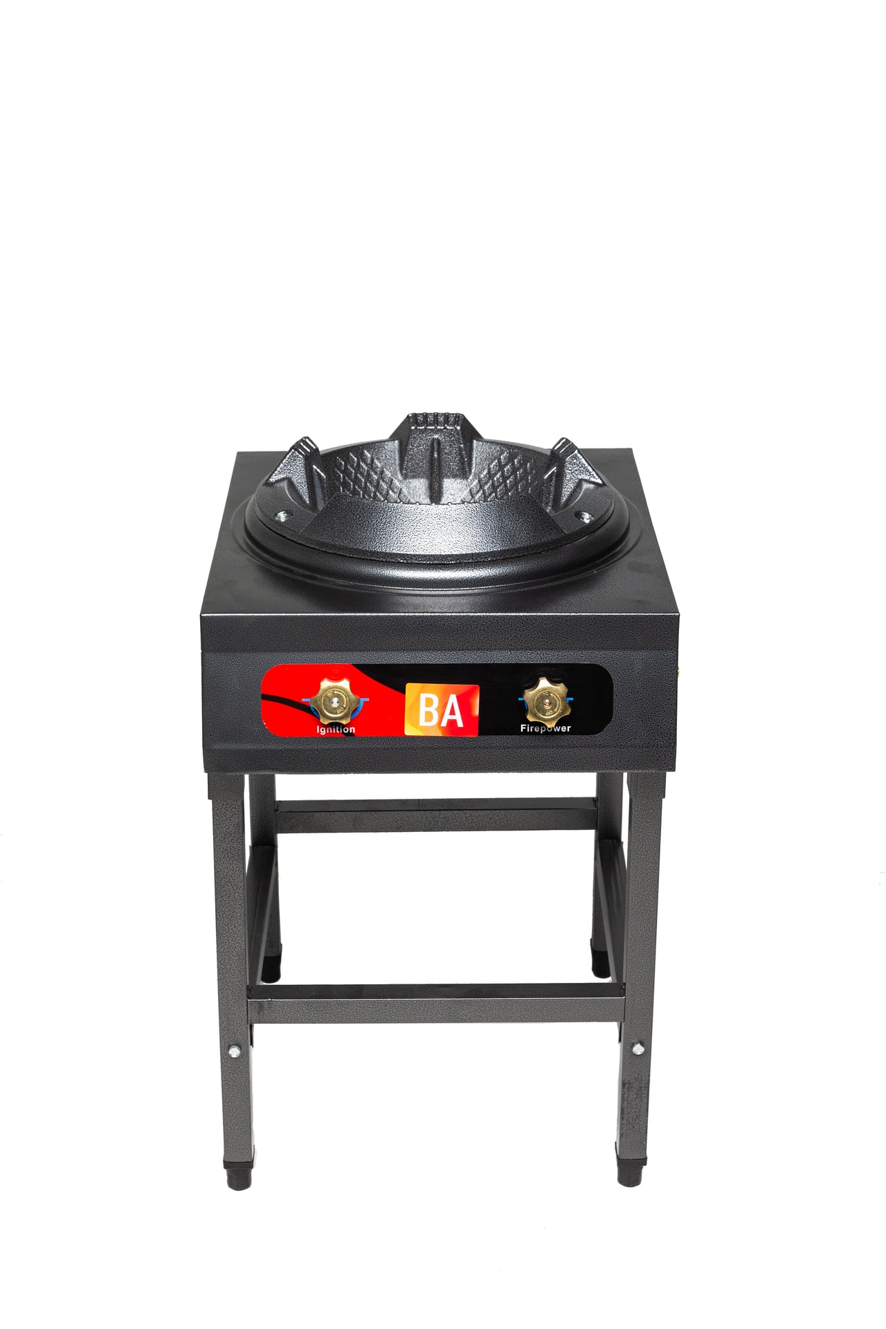 High Pressure Wok Burner with Stand 12 Jet Brass Nozzles