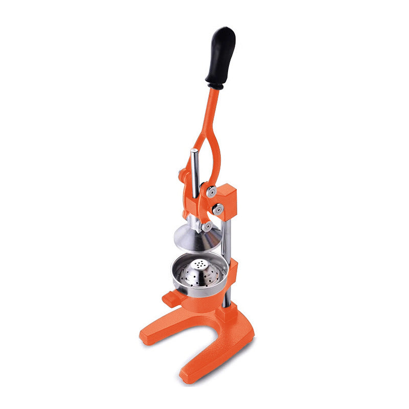 Commercial Cast Iron & 304 Stainless Steel Manual Citrus Juicer – Gray