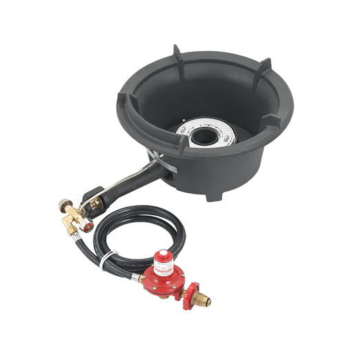 Single Ring Heavy Duty Gas Burner|Lightweight & Powerful for Authentic Wok Cooking| High-Quality Material