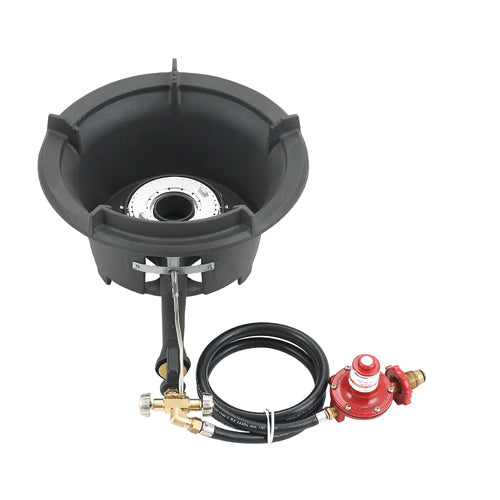 Single Ring Heavy Duty Gas Burner|Lightweight & Powerful for Authentic Wok Cooking| High-Quality Material