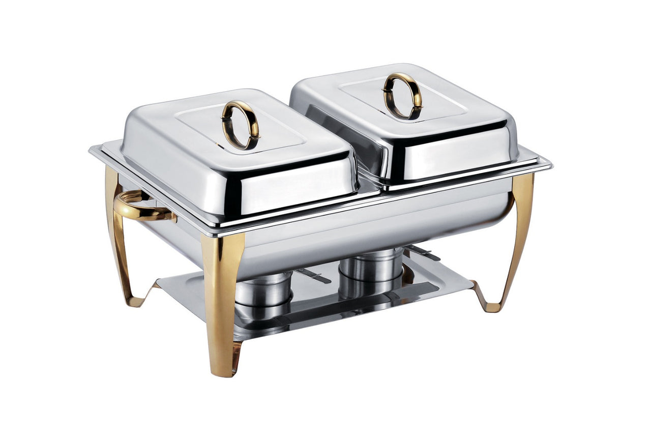 Straight Golden Feet, Double Cover Double Tray